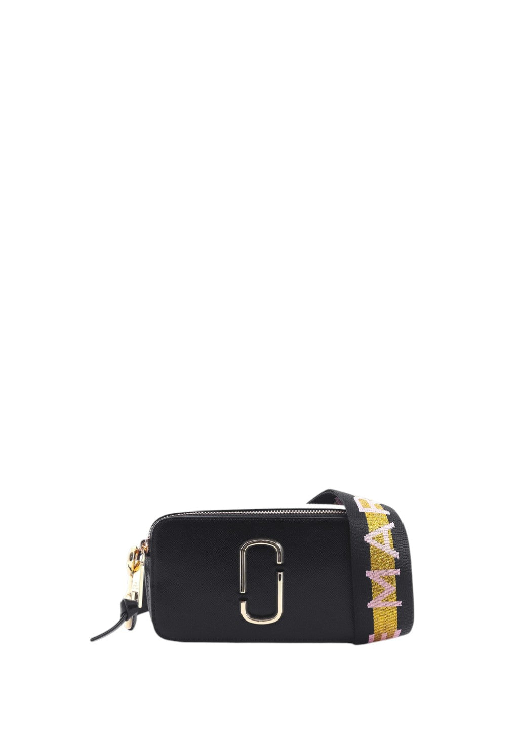 Marc Jacobs The Snapshot Logo Strap New Black Multi