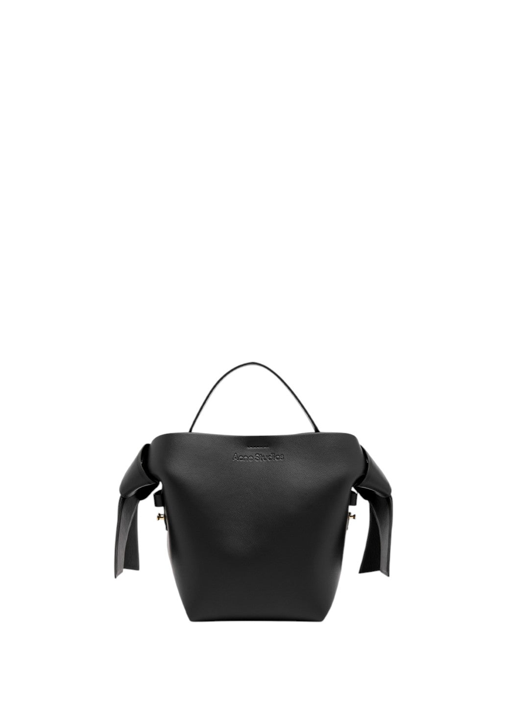 Acne Studios Musubi Micro leather shoulder bag Black
