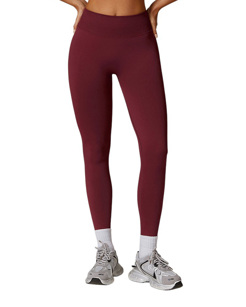Alo Yoga Sports Leggings Cherry Red 77554-CRD