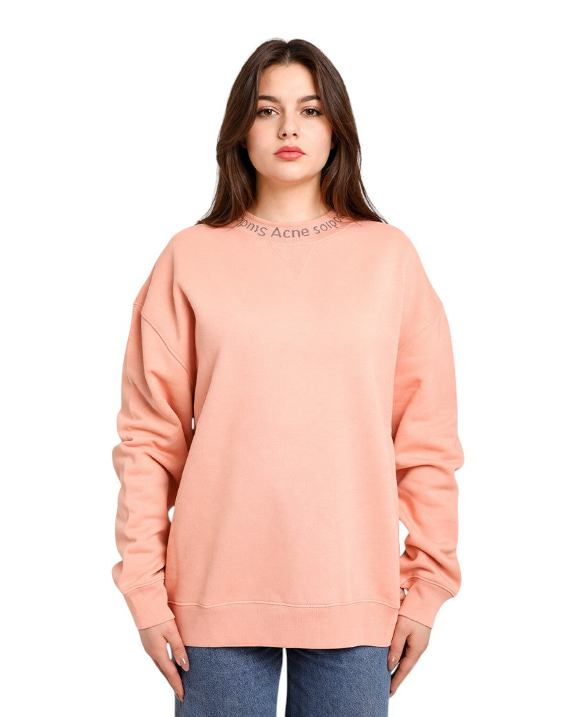 Acne Studios Flogho Crew Sweat Pink