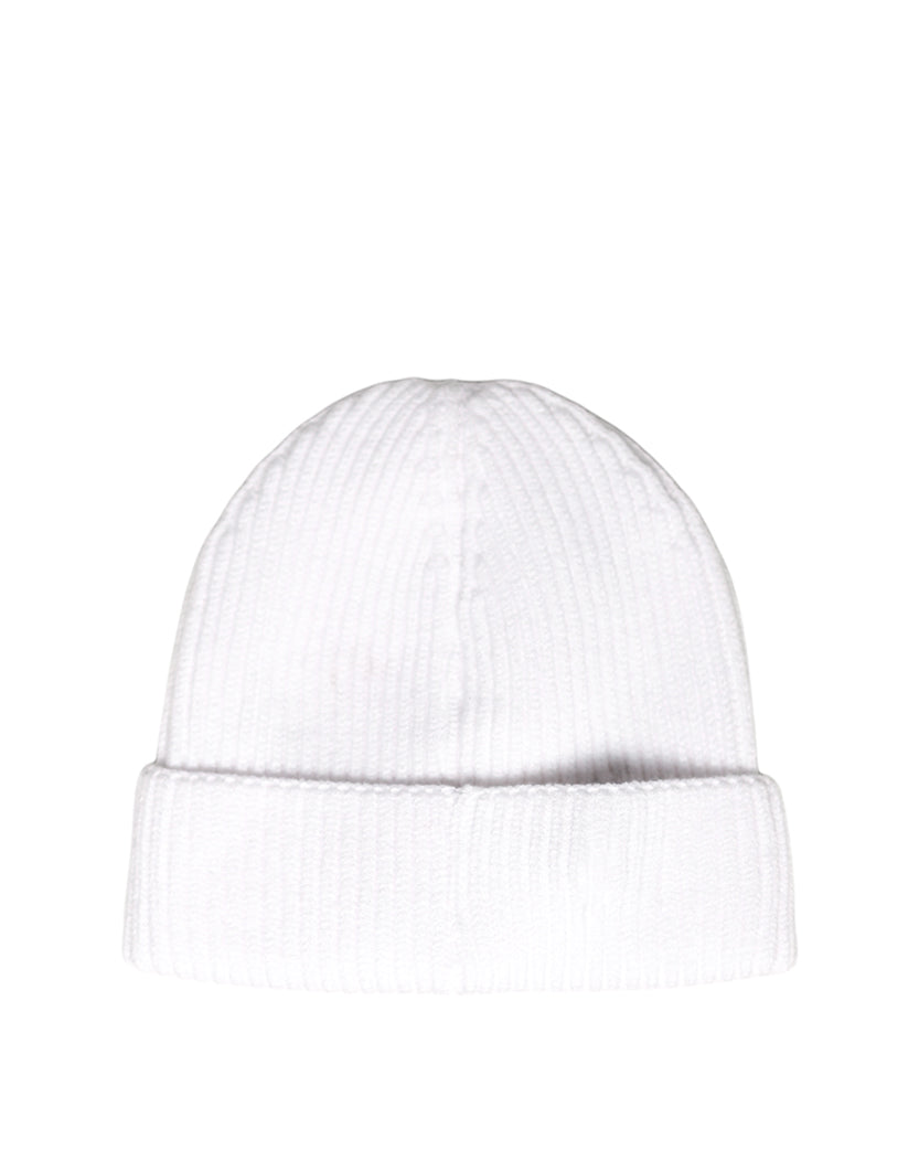 AMI Alexandre Mattiussi Ami de Coeur Patch Beanie White