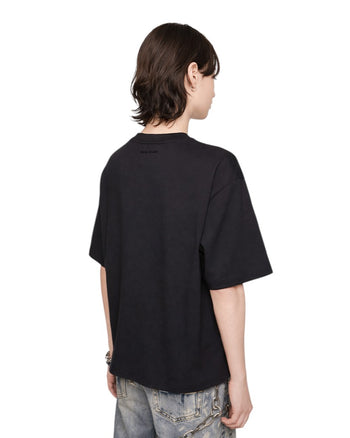 Acne Studios Heart Printed T-Shirt Black