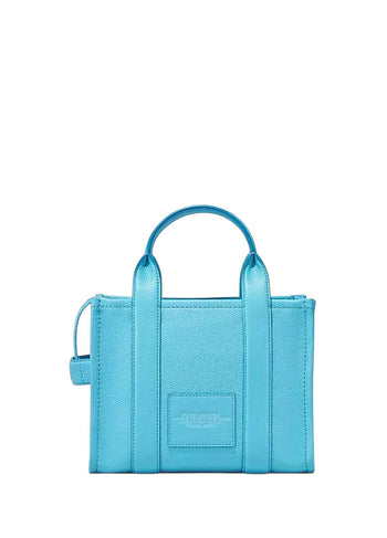 Marc Jacobs Leather Small Tote Bag Spring Blue