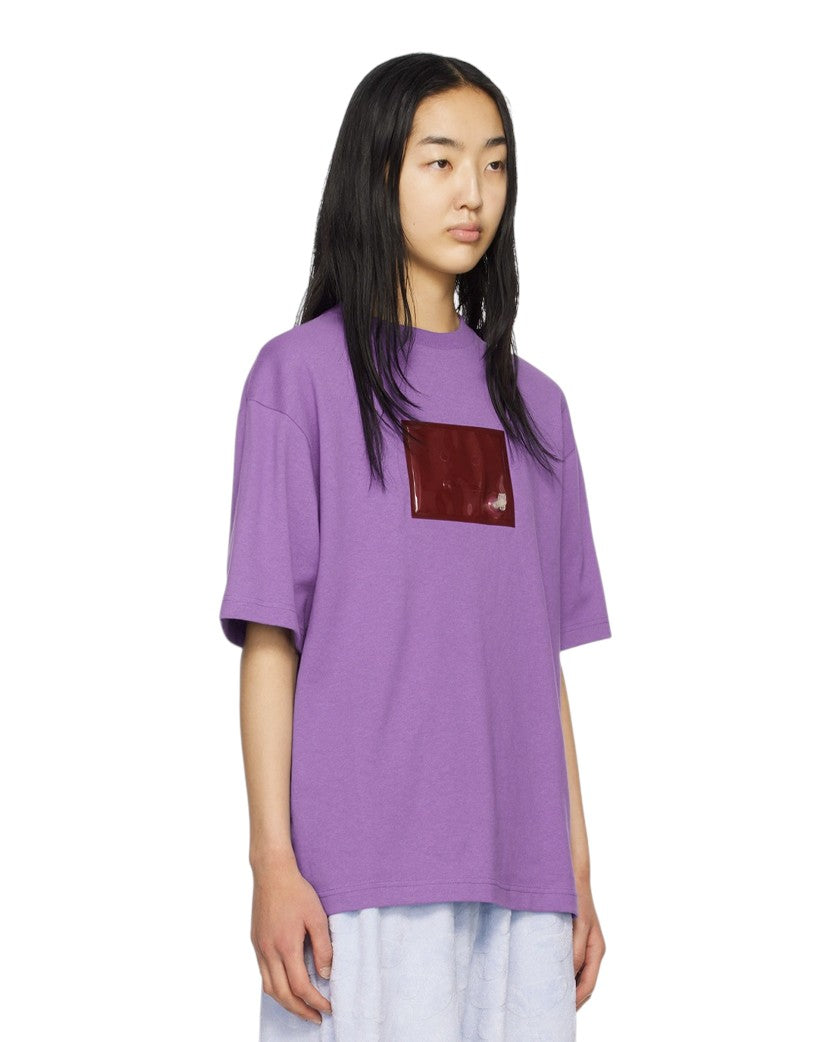 Acne Studios Inflatable Patch T-Shirt Iris Purple