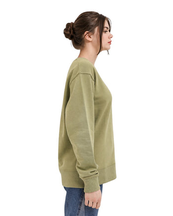 Acne Studios Crewneck Sweatshirt Olive Green