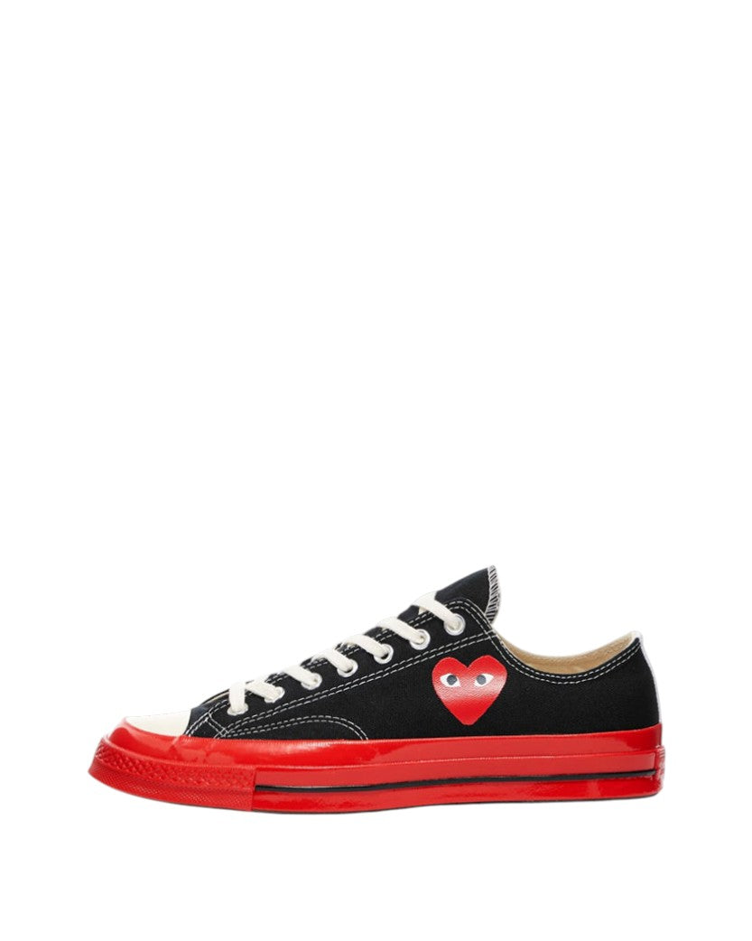 Converse x Comme Des Garcons Play Low Top Sneakers Black/Red Low