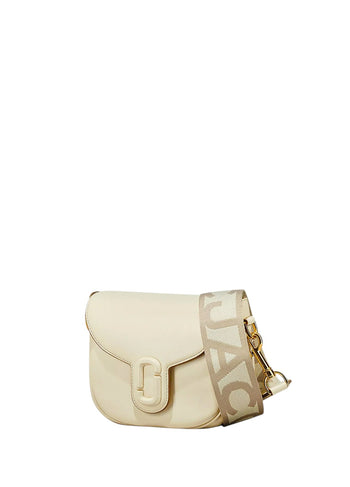 Marc Jacobs The J Marc Small Saddle Bag Cloud White