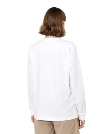 Acne Studios Erwin Long Sleeve Stamp Tee White