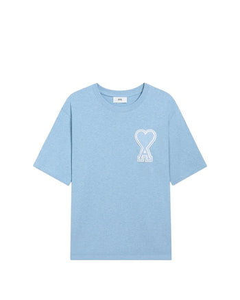 AMI Paris Exclusive Ami De Coeur T-Shirt Light Blue