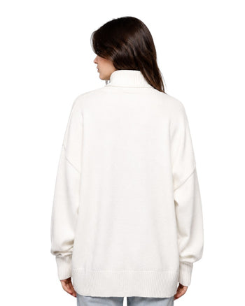 AMI Paris Ami de Coeur Jumper White