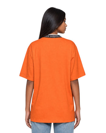 Acne Studios Extorr Logo T-Shirt Orange