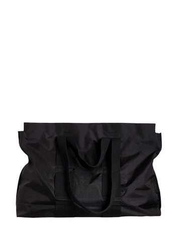 Acne Studios Arvid Plaque Face Tote Bag Black