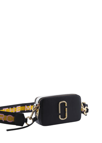 Marc Jacobs The Snapshot Logo Strap New Black Multi