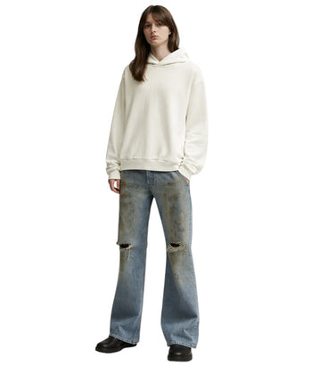 Acne Studios Logo Hoodie White