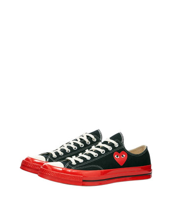 Converse x Comme Des Garcons Play Low Top Sneakers Black/Red Low