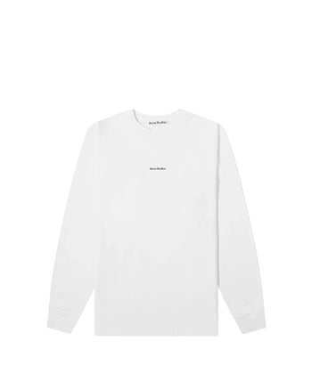 Acne Studios Erwin Long Sleeve Stamp Tee White
