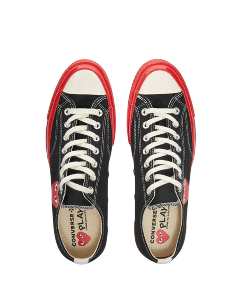 Converse x Comme Des Garcons Play Low Top Sneakers Black/Red Low