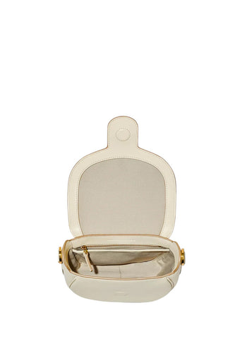Marc Jacobs The J Marc Small Saddle Bag Cloud White