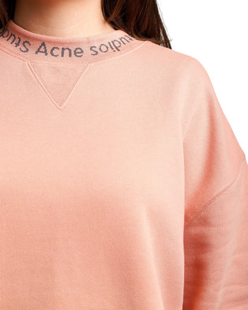Acne Studios Flogho Crew Sweat Pink