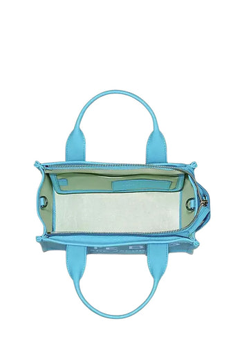 Marc Jacobs Leather Small Tote Bag Spring Blue