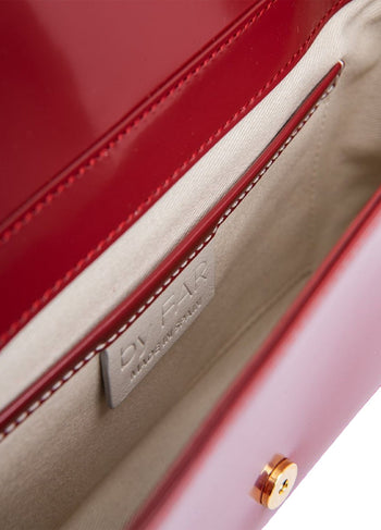 By Far Miranda Vintage Gloss Leather Burgundy