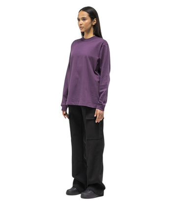 Acne Studios Simple Logo Long Sleeve Purple