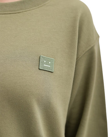 Acne Studios Crewneck Sweatshirt Olive Green