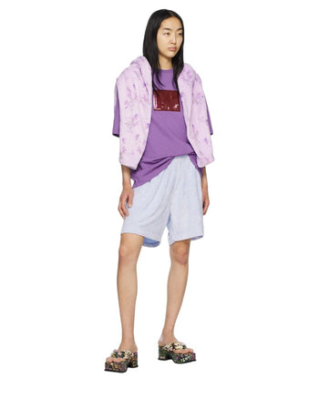 Acne Studios Inflatable Patch T-Shirt Iris Purple