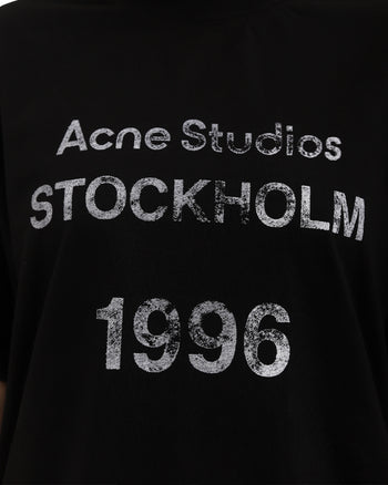 Acne Studios Logo Stamp T-Shirt Faded Black