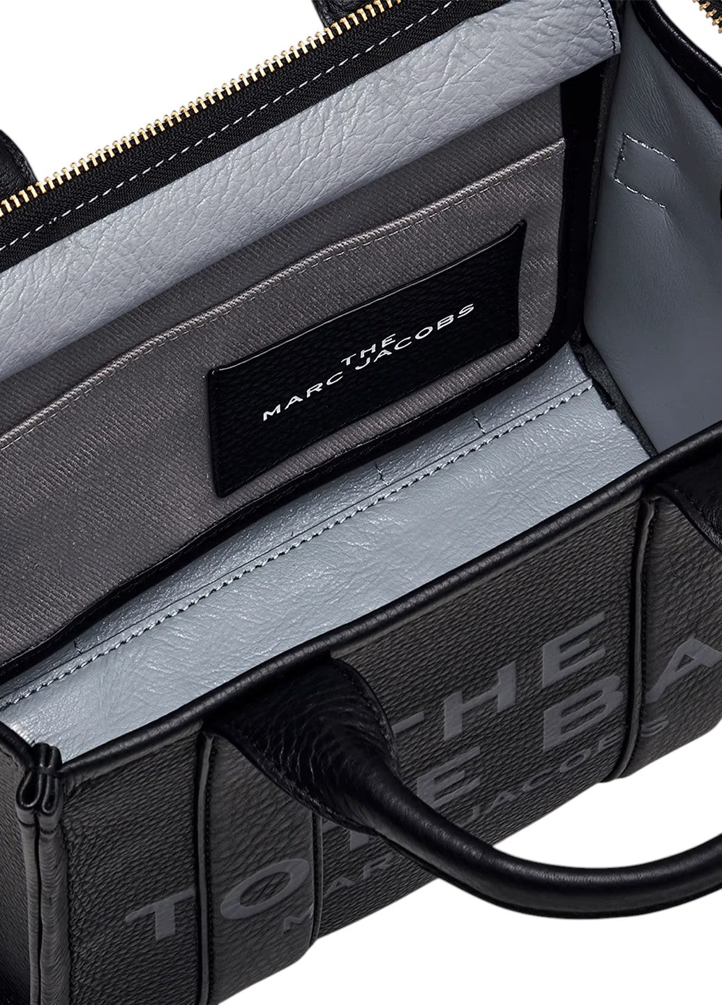 Marc Jacobs Leather Mini Tote Bag Black — SSTORIES