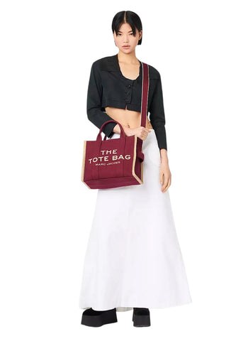 Marc Jacobs Jacquard Small Tote Bag Merlot