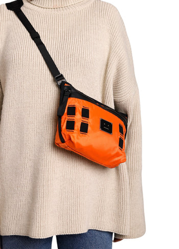 Acne Studios Logo plate belt bag Orange