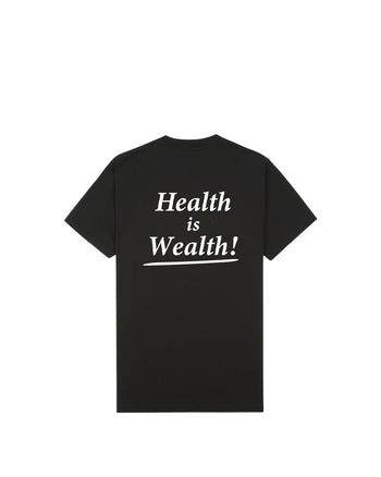 Sporty & Rich Health Is Wealth T-Shirt Black