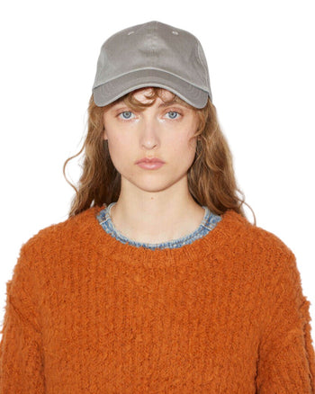Acne Studios Cotton Baseball Cap Grey/Khaki