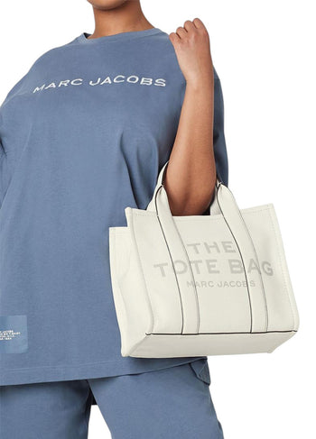 Marc Jacobs Leather Mini Tote Bag White