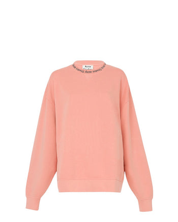 Acne Studios Flogho Crew Sweat Pink