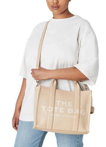 Marc Jacobs Leather Small Tote Bag Twine
