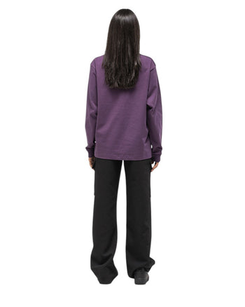 Acne Studios Simple Logo Long Sleeve Purple