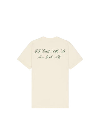 Sporty & Rich The Carlyle Souvenir T-Shirt Cream