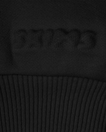 Skims Cotton Fleece Classic Sweatshirt Black