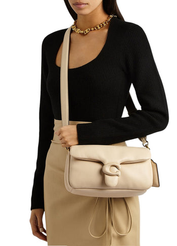 Coach Pillow Tabby Shoulder Bag 26 Ivory