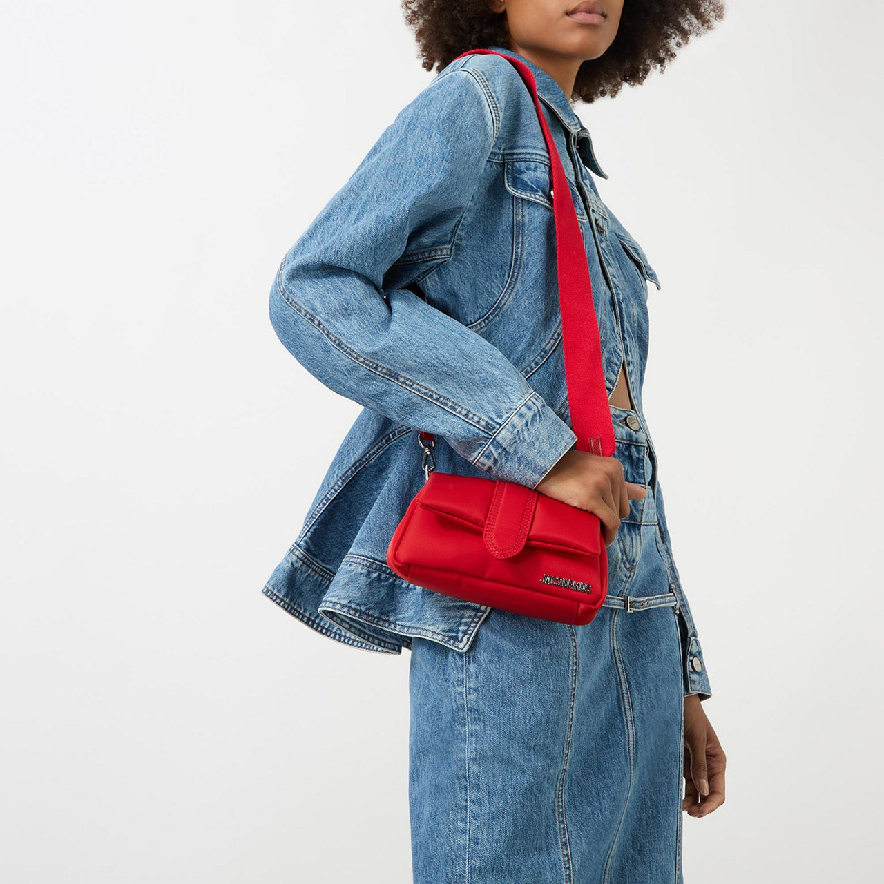 Jacquemus Le Petit Bambimou Nylon Bag Red