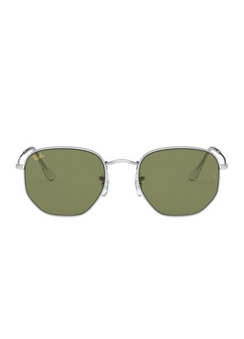 Ray-Ban Hexagonal Flat Lenses RB 3548N (003 Silver)