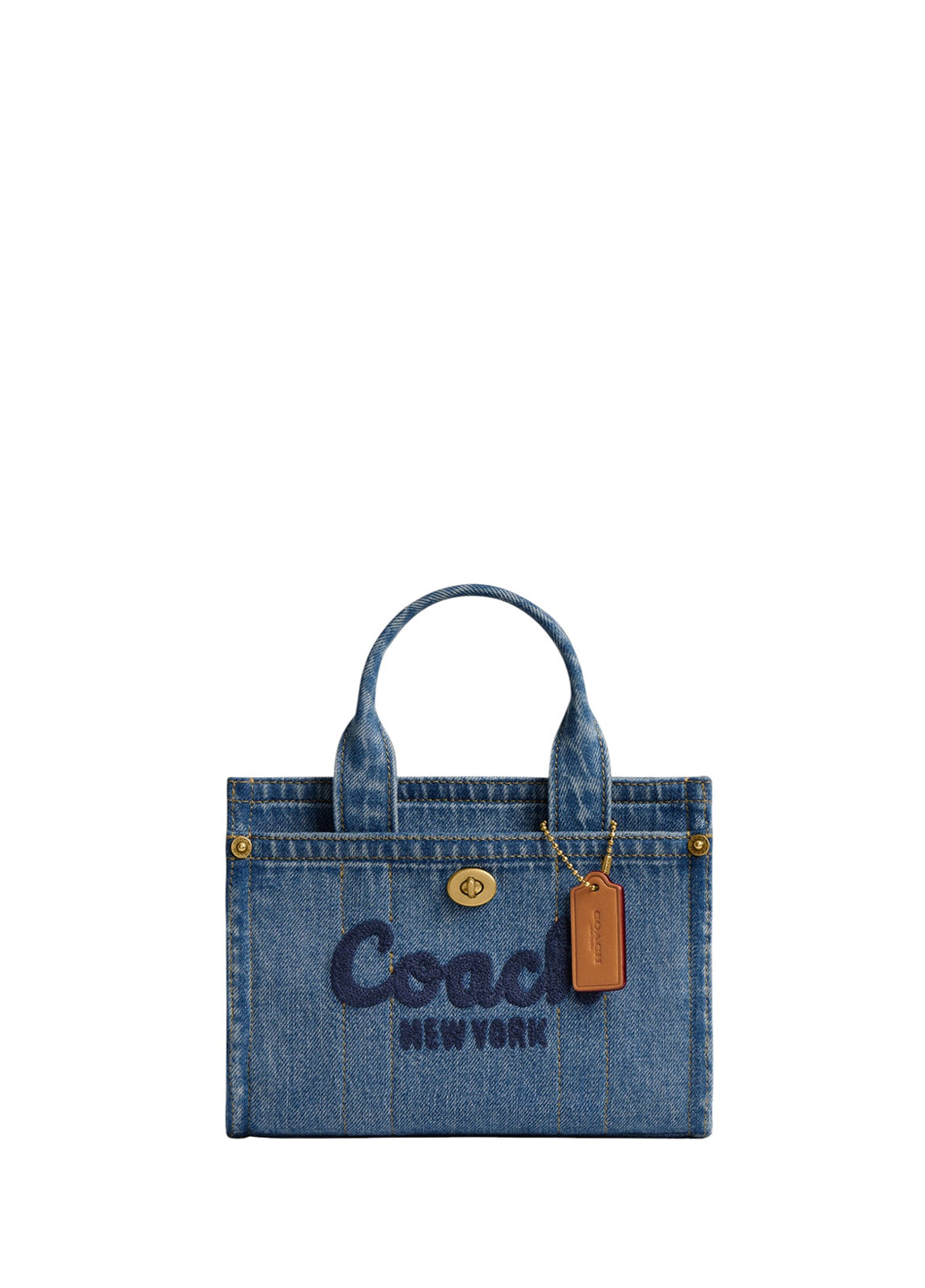 Coach Cargo Tote Bag 20 Denim