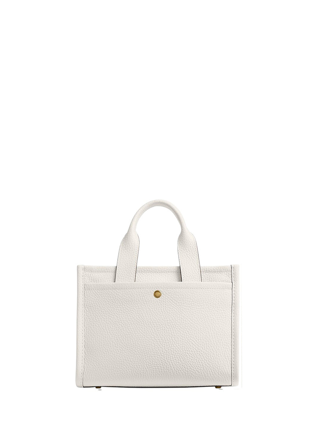 Coach Leather Cargo Tote Bag 20 Chalk