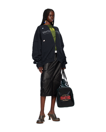 Martine Rose Zip Up Track Jacket Black