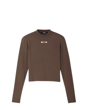 Jacquemus Les Classiques The Gros Grain Long-Sleeve T-Shirt Brown