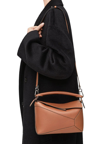 Loewe Small Puzzle Bag Classic Calfskin Tan