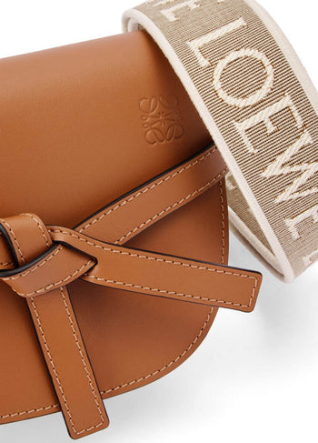 Loewe Mini Gate Dual Bag Soft Calfskin Tan