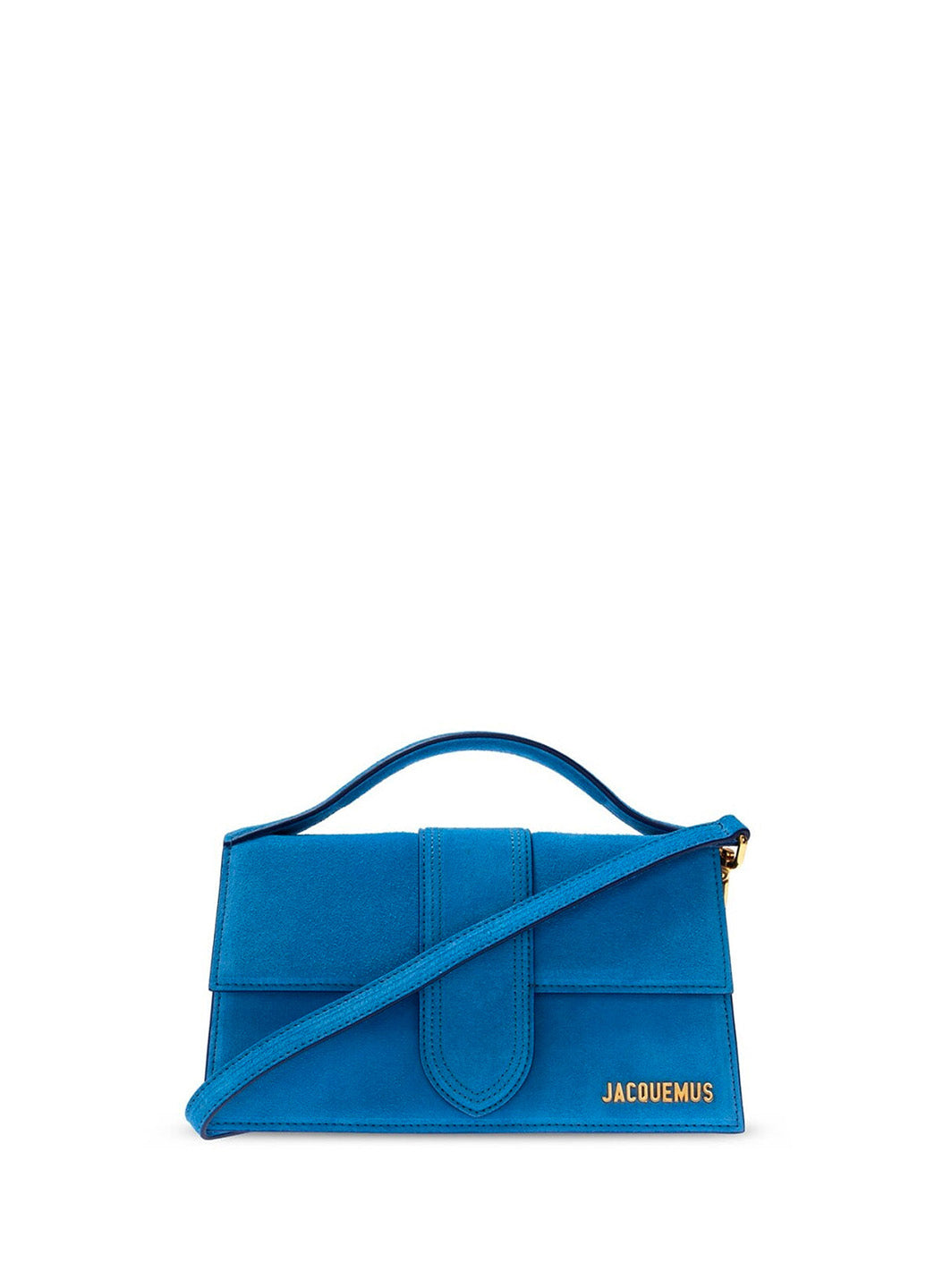 Jacquemus Le Bambino Grand Suede Bag Blue